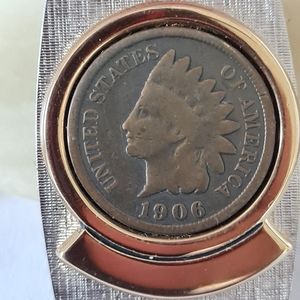 Indian head money clip